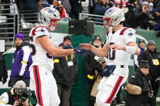 Maye lanza cinco pases de TD en victoria de Patriots 42-10 sobre Jets, esperan título de AFC Este