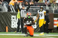 Browns evitan que Steelers aseguren la AFC Norte con victoria 13-6 sobre Pittsburgh