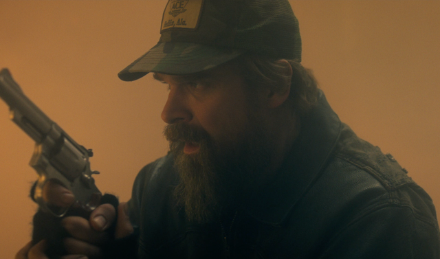 <p>David Harbour en el episodio final de ‘Stranger Things’</p>