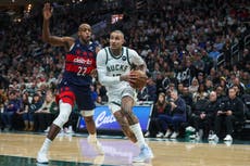 Un tiro de McCollum en los segundos finales da a los Wizards una victoria 114-113 sobre los Bucks