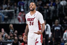 Norman Powell anota 36 y lidera victoria del Heat 118-112 sobre los Pistons