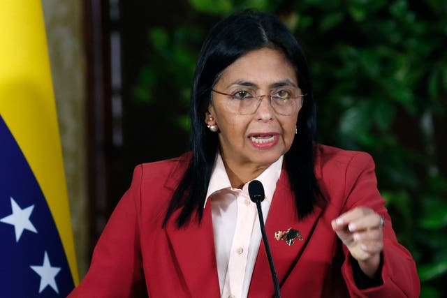 <p>La vicepresidenta Delcy Rodríguez asumirá la presidencia de Venezuela este lunes</p>