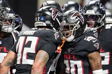 Intercepción de Alford da triunfo 19-17 a Falcons sobre Saints, Panthers ganan NFC Sur