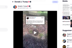 Trump publicó un video de gente “celebrando” la detención de Maduro pero es del 2024