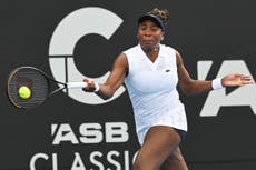 Venus Williams pierde en Auckland pero demuestra que sigue siendo competitiva a los 45 años