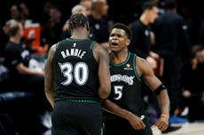 Edwards anota 26 puntos y Wolves aplastan al Heat 122-94