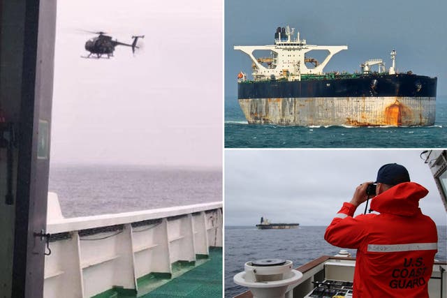 <p>Fuerzas de EE. UU. incautan un petrolero con bandera rusa en el Atlántico</p>