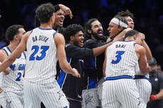 Banchero atina triple en la prórroga y Magic vence a Nets por 104-103