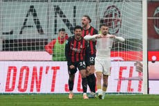 Milan se salva tras penal fallado por Genoa en dramático empate 1-1 en la Serie A