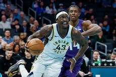 Pacers vencen a Hornets 114-112, rompen racha de 13 derrotas y dan a Rick Carlisle su victoria 1.000