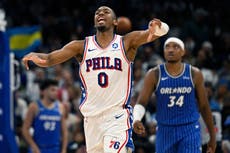 Con 29 puntos de Maxey, 76ers doblegan a Magic en duelo de mala puntería en los triples