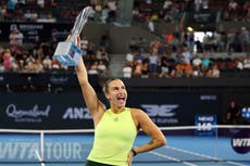 Sabalenka gana la final en Brisbane tras tenso cruce con Kostyuk