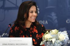 Meta nombra a exasesora de Trump Dina Powell McCormick como presidenta y vicepresidenta