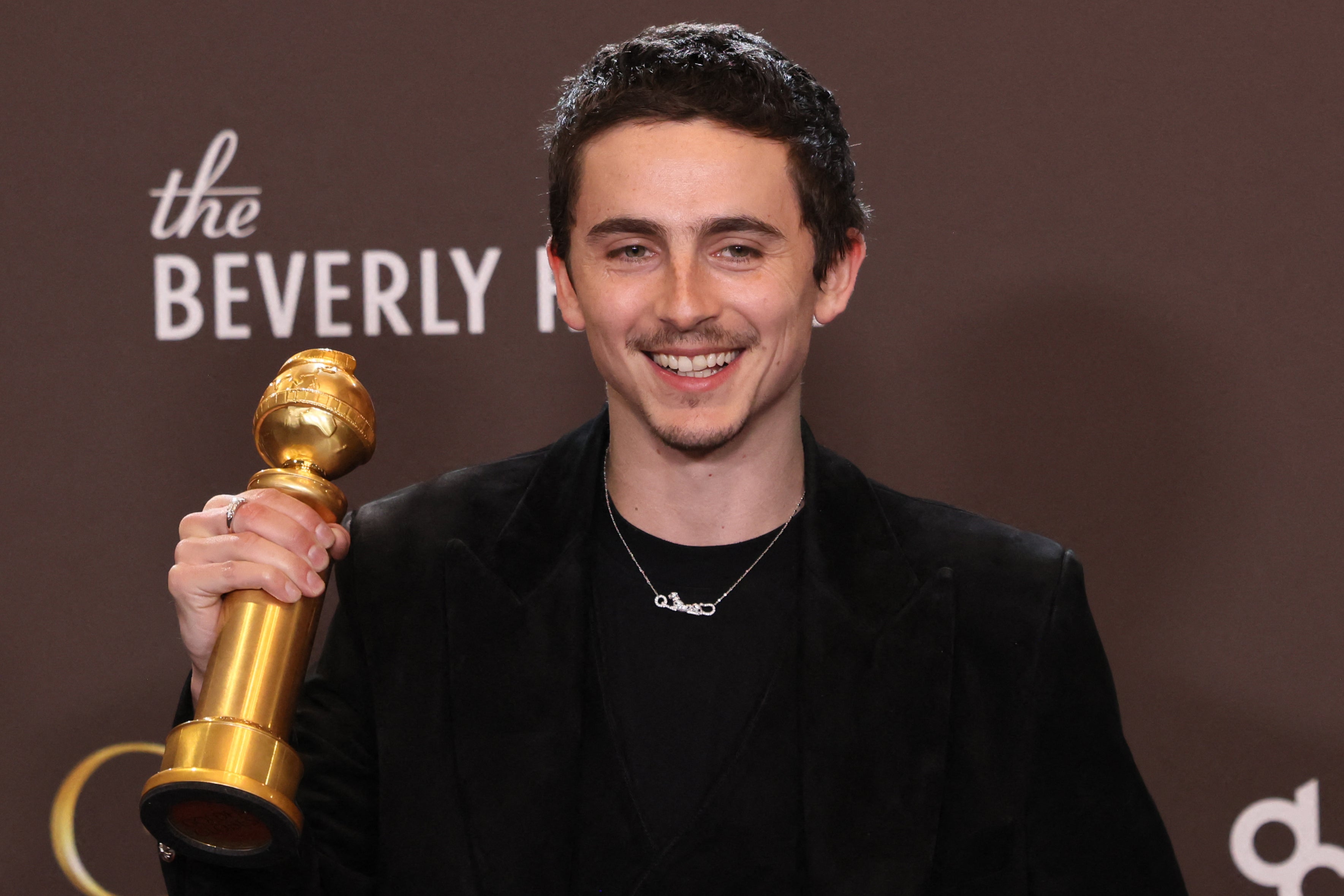Chalamet ganó el Globo de Oro al mejor actor en una película musical o de comedia por Marty Supreme