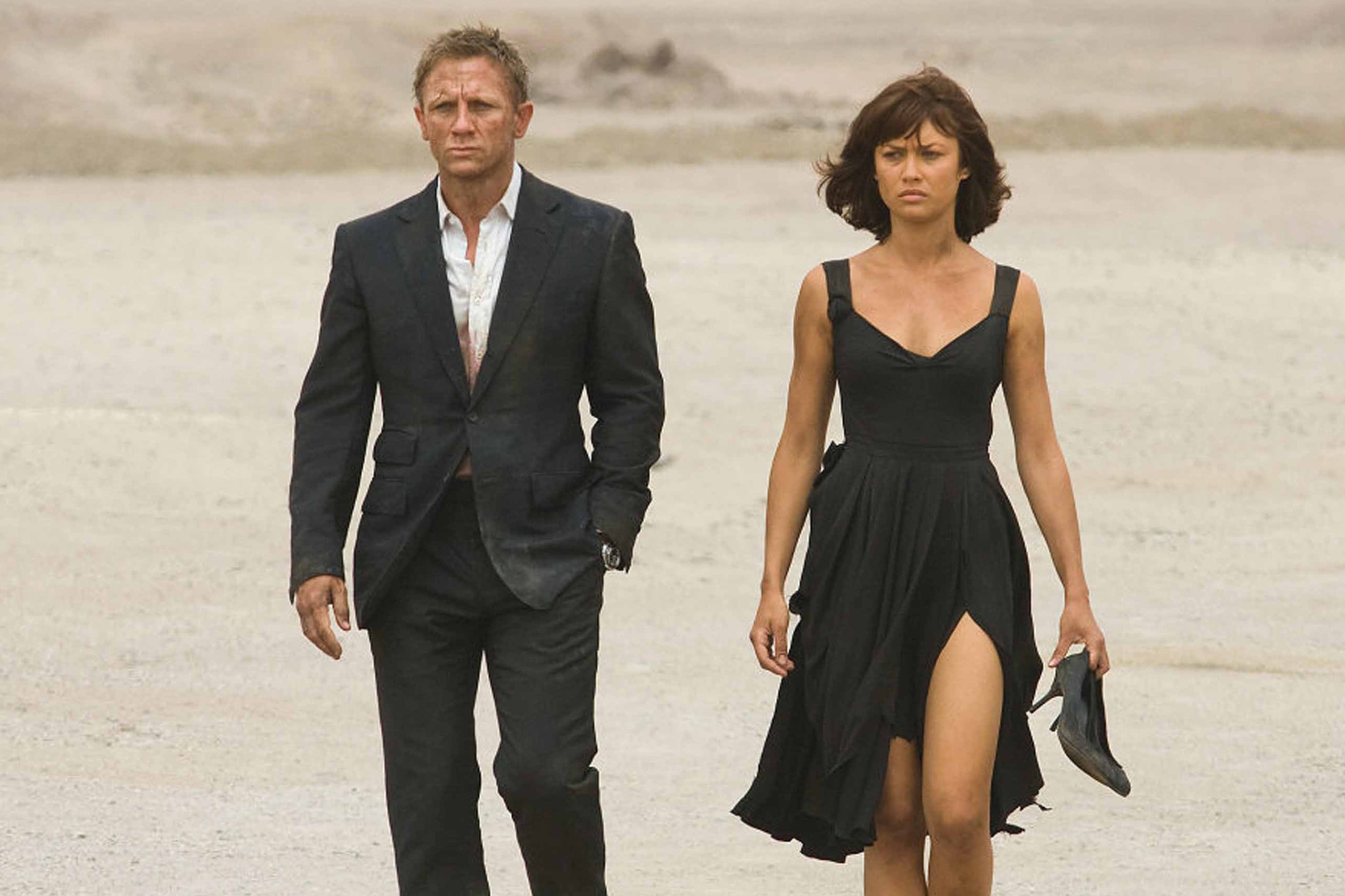 Daniel Craig y Olga Kurlyenko en ‘007: Quantum’