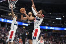 Jamal Murray anota 42 puntos y lidera la victoria de los Nuggets sobre los Wizards
