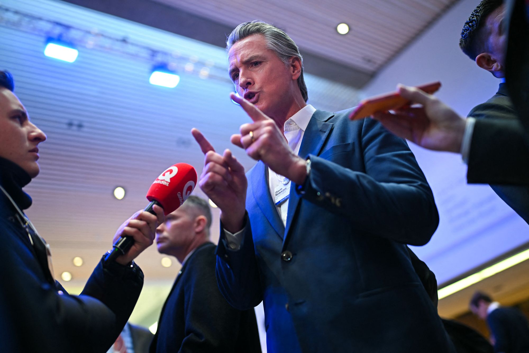 El gobernador de California, Gavin Newsom, criticó el “comportamiento repugnante” del presidente