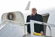Trump vuelve a Washington por falla eléctrica en su avión oficial