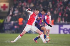 Pedri se lesiona en el partido del Barcelona contra el Slavia Praga en la Liga de Campeones