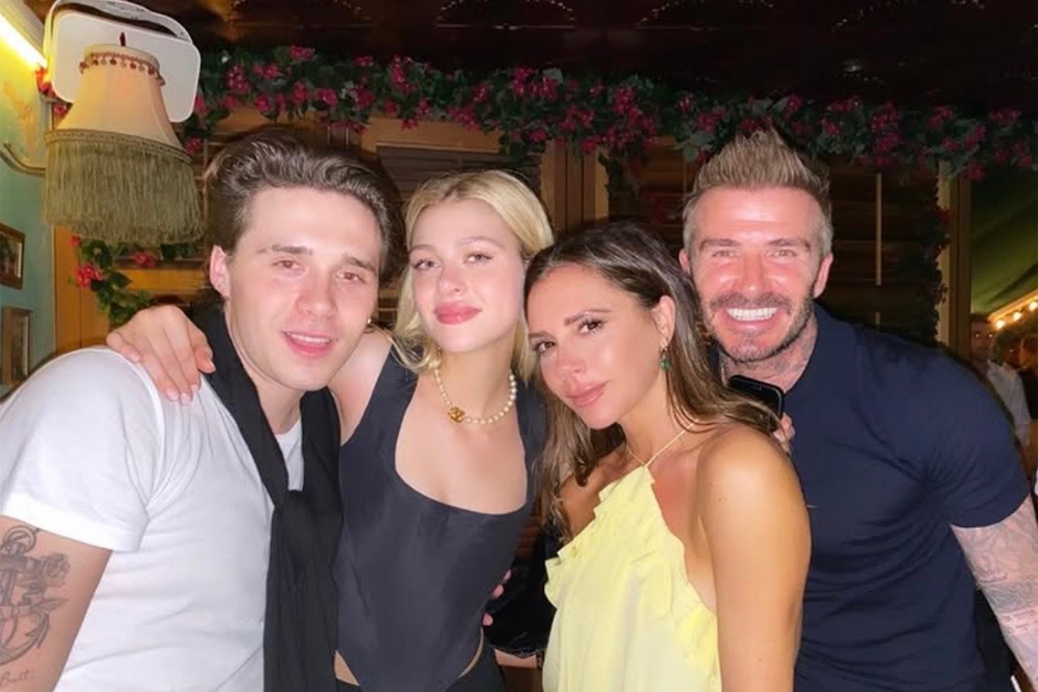 Brooklyn Beckham afirma que su madre “se apropió” de su primer baile de boda con su esposa Nicola Peltz