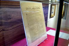 Subasta por el 250º aniversario de EEUU incluye documentos históricos icónicos