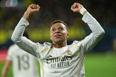 Real Madrid toma la cima de La Liga con victoria ante Villarreal gracias a doblete de Mbappé