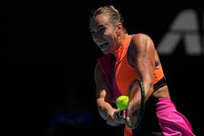 La favorita Sabalenka gana a la estadounidense Jovic y avanza a semifinales del Abierto de Australia