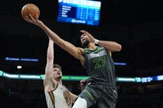 Timberwolves vencen 108-83 a Warriors y rompen racha de cinco derrotas