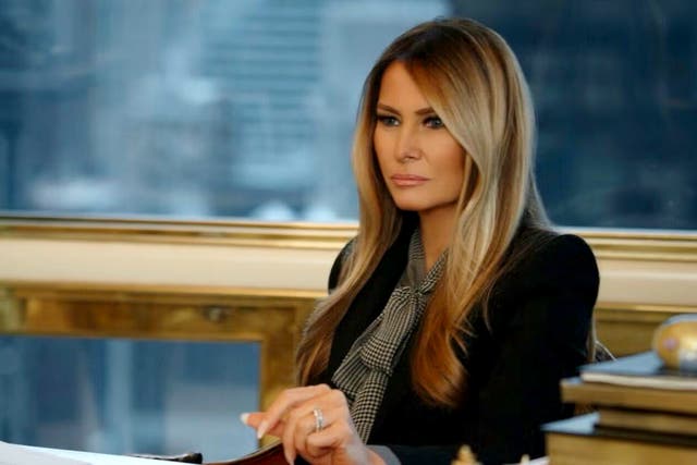 <p>El documental 'Melania', sobre la primera dama de EE. UU., Melania Trump, llega a los cines el viernes</p>
