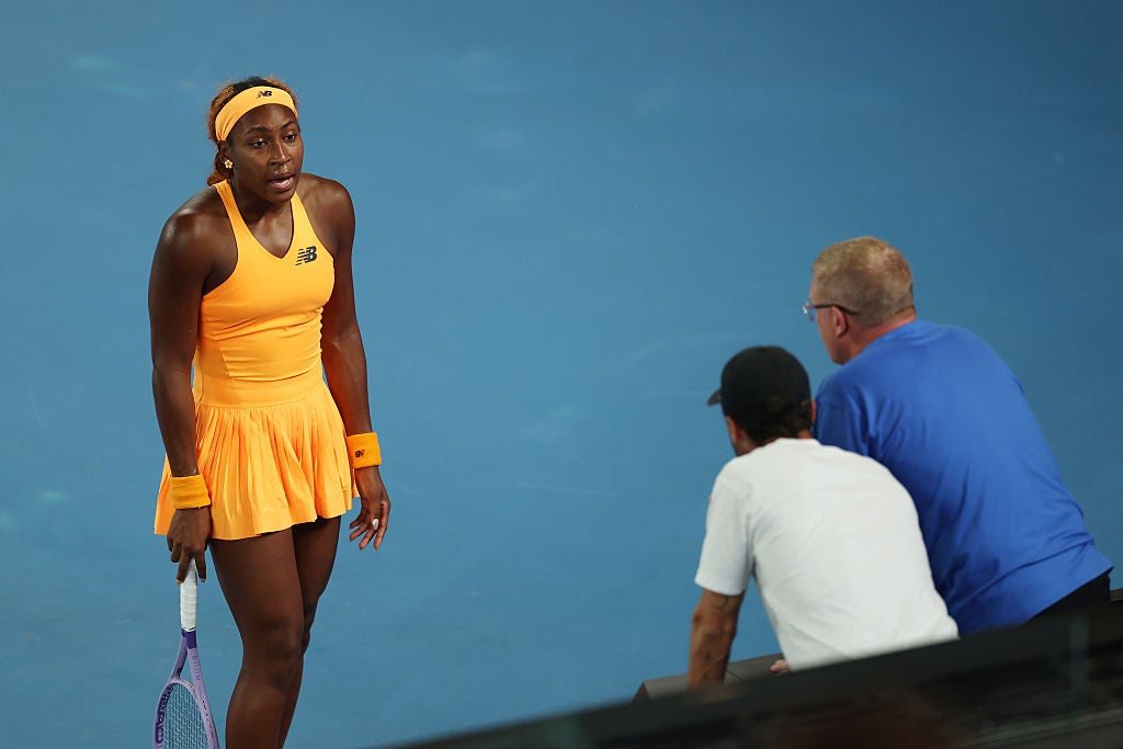 Gauff intentó ajustar su juego, pero nunca logró descifrar cómo salir del bache