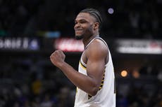 Aaron Nesmith logra bandeja clave y tapa decisiva en victoria de Pacers, 113-110 sobre Bulls