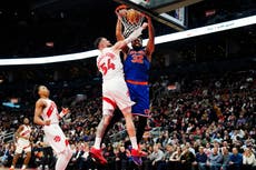 Bridges anota 30, Towns logra 22 rebotes y Knicks hilan 4to triunfo, 119-92 ante Raptors