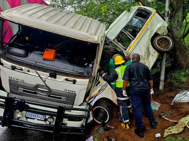 SUDAFRICA ACCIDENTE VIAL