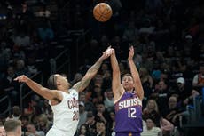 Suns consiguen triunfos en noches consecutivas al vencer 126-113 a los Cavs