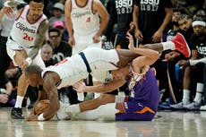 Leonard anota 25 puntos y Clippers retoman el triunfo con paliza 117-93 sobre Suns