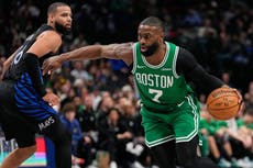 Jaylen Brown anota 33 puntos y Celtics doblegan a Mavs 110-100 pese a los 36 de Flagg