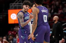 Hornets amplían racha ganadora a 8 partidos con triunfo de 109-99 sobre Rockets