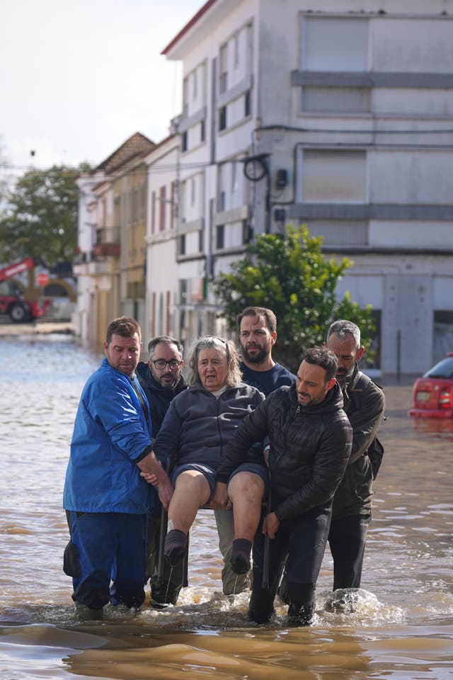 SPAÑA-PORTUGAL-TORMENTAS