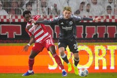 Eintracht y Berlín empatan con goles tardíos y siguen sin ganar en el 2026