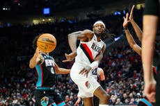 Grant anota 23 puntos y Trail Blazers aplastan a Grizzlies por 135-115