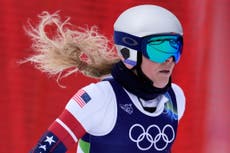 Lindsey Vonn completa otro entrenamiento y está lista para competir con la rodilla lesionada