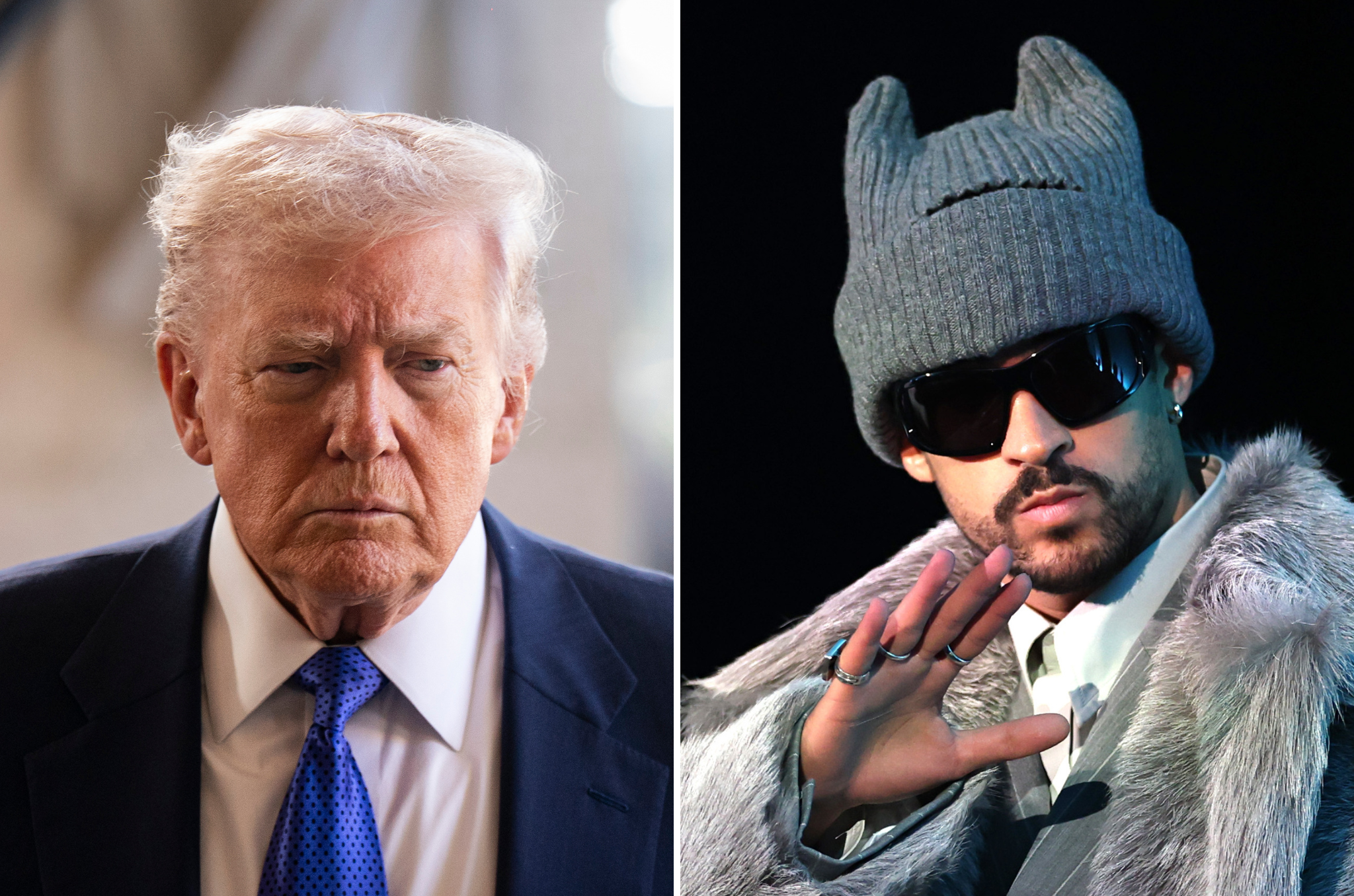 Trump calificó como una “mala elección” la decisión de la NFL de elegir al cantante y rapero puertorriqueño Bad Bunny para el show del medio tiempo del Super Bowl 2026