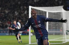 Dembélé brilla y el PSG aplasta 5-0 a su acérrimo rival Marsella y recupera el liderato en Francia