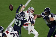 Patriots: Maye pierde el balón tres veces ante la defensa de Seahawks en un aciago Super Bowl