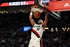 Camara brilla y los Trail Blazers usan un tercer cuarto de 49 puntos para vencer 135-118 a los 76ers