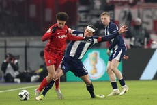 Freiburg vence a Hertha Berlín en penales y avanza a semifinales de la Copa de Alemania
