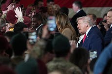 En Fort Bragg, Trump dice que incursión contra Maduro mostró “todo el poder militar” de EEUU