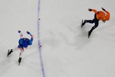 Patinador de EEUU Jordan Stolz suma 2º oro olímpico al ganar en los 500 metros