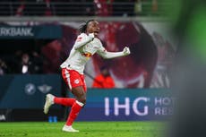 Las esperanzas de Leipzig en la Champions se dañan con el empate con el Wolfsburg en Bundesliga