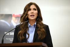 Trump rompe el silencio sobre supuesta relación de Kristi Noem con su asesor